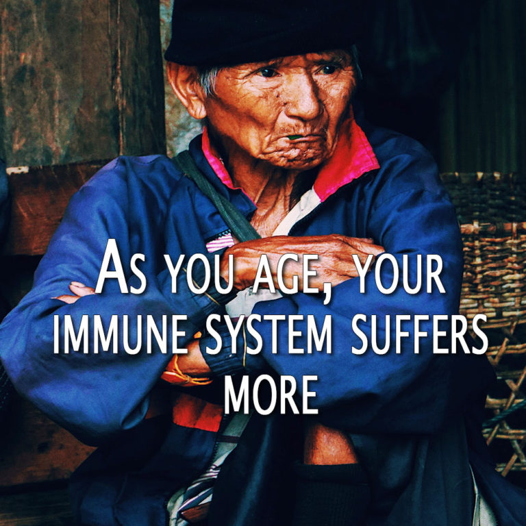 As You Age, Your Immune System Suffers More